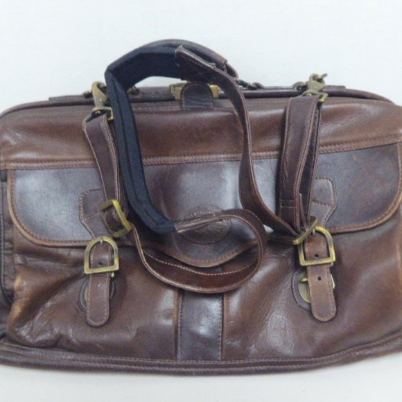 Vintage DILANA LEATHER weekend gym travel BAG suitcase